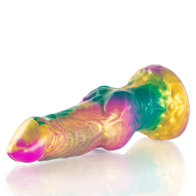 Epic - Iris Dildo Com Testículos De Prazer Arco-Íris - Image 6