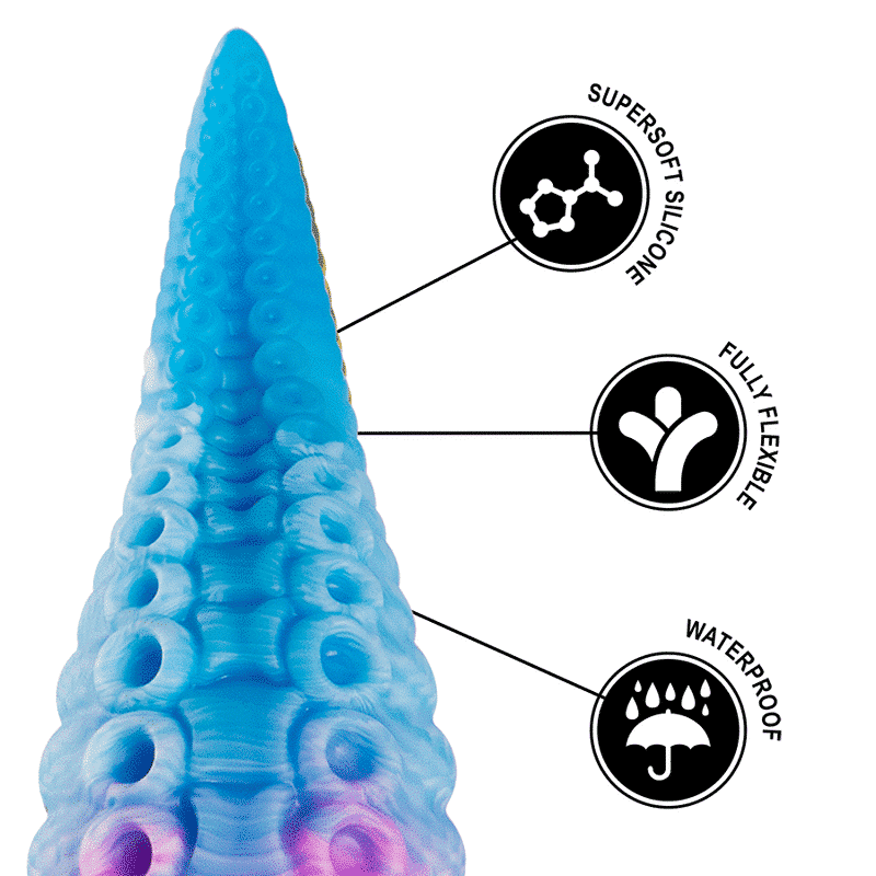 Epic - Dildo De Tentáculo Azul Phorcys Tamanho Grande - Image 7