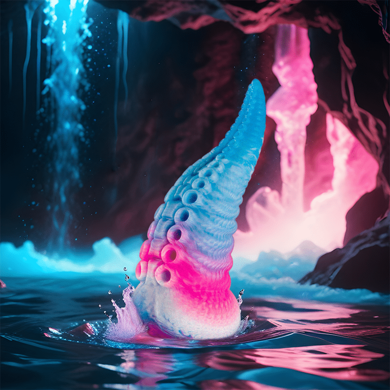 Epic - Dildo De Tentáculo Azul Phorcys Tamanho Grande - Image 9