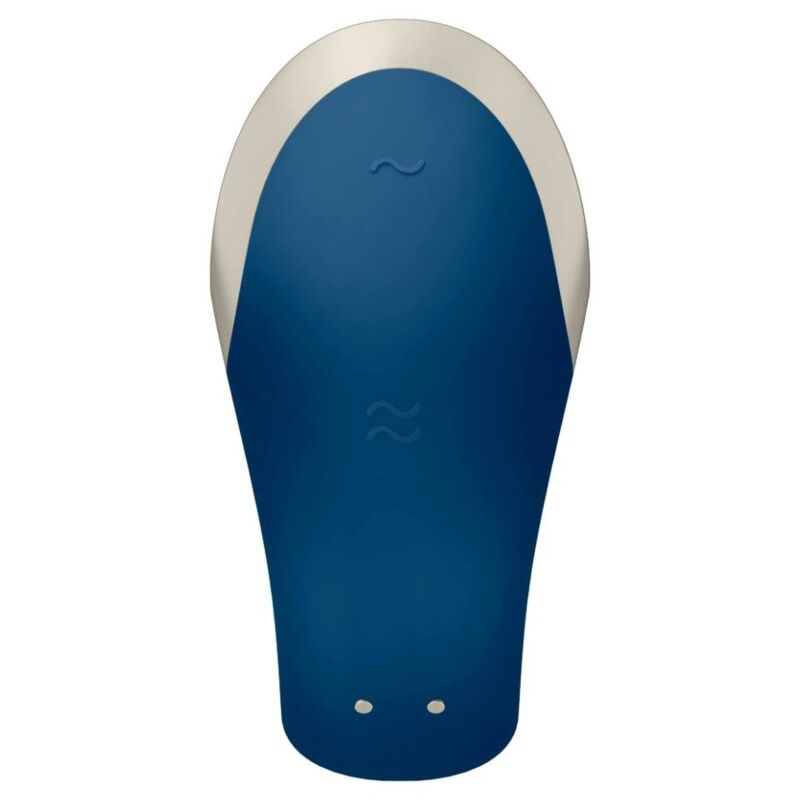 Satisfyer - Vibrador Double Love Luxury Partner Azul - Image 3