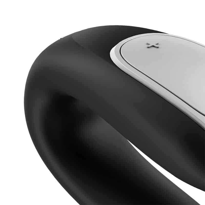 Satisfyer - Vibrador Double Fun Partner Preto - Image 4