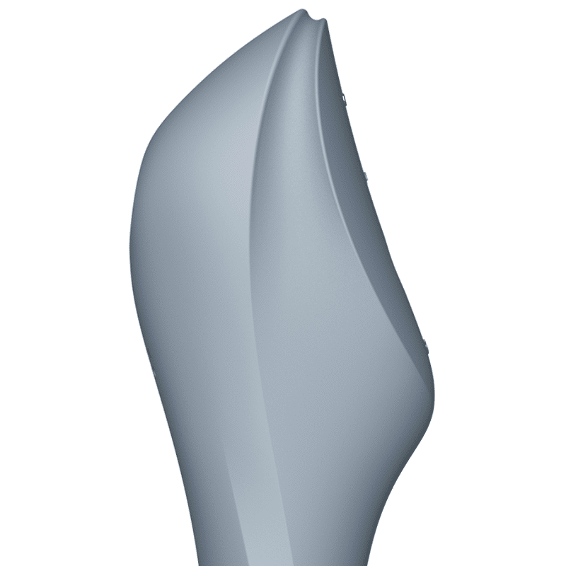 Satisfyer - Vibrador De Pulso De Ar Curvy Trinity 3 Cinza - Image 2
