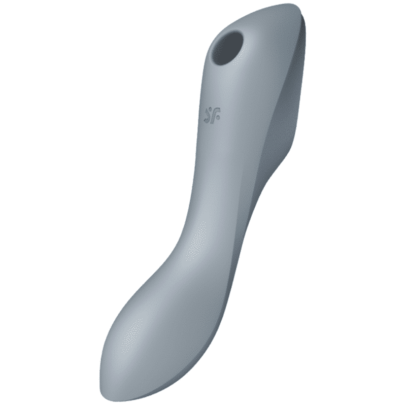Satisfyer - Vibrador De Pulso De Ar Curvy Trinity 3 Cinza