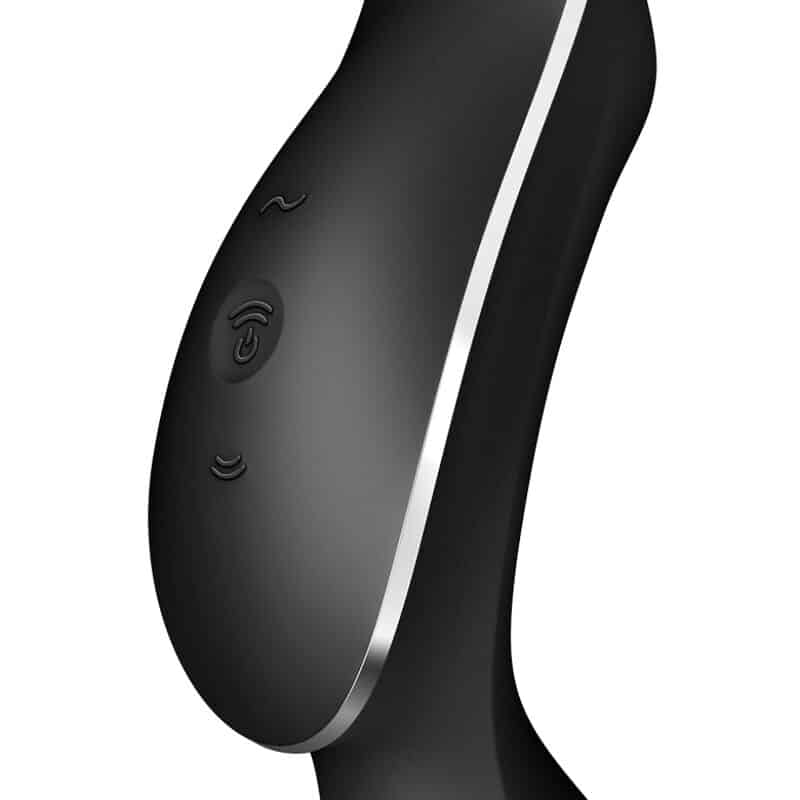 Satisfyer - Vibrador De Pulso De Ar Curvy Trinity 2 Preto - Image 3
