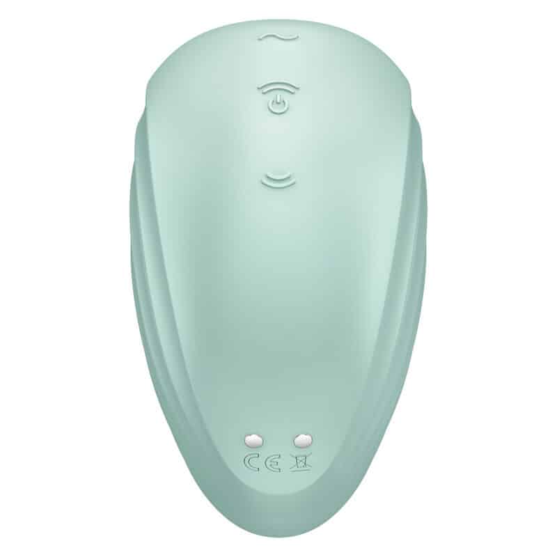 Satisfyer - Estimulador E Vibrador De Pulso De Ar Pearl Diver Verde - Image 3