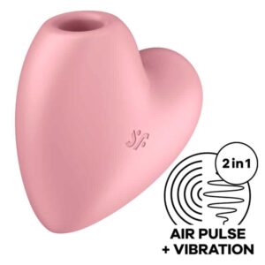 Satisfyer - Estimulador E Vibrador Cutie Heart Air Pulse Rosa