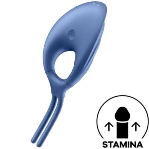 Satisfyer - Vibrador De Anel Espadadista Azul