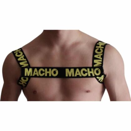 Macho - Arnês Duplo Amarelo