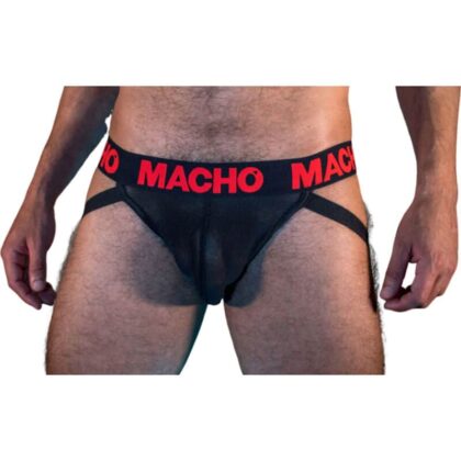 Macho - Mx26x2 Jock Preto/Vermelho L