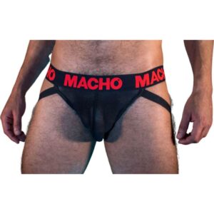 Macho - Mx26x2 Jock Preto/Vermelho Xl