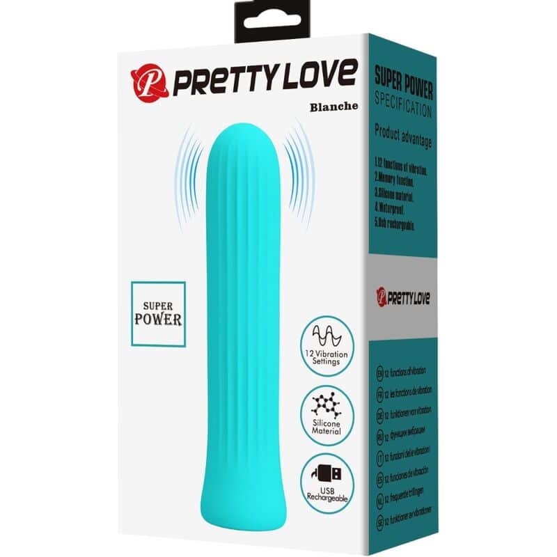 Pretty Love - Vibrador Estimulador Blanche Azul - Image 7