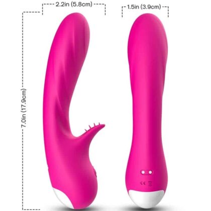 Armony - Vibrador Romance Com Estimulador Fúcsia