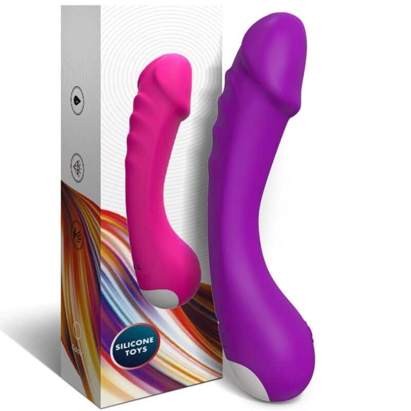 Armony - Dildo Vibrador Ponto-G Silicone Roxo - Image 6
