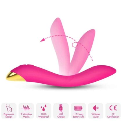 Armony - Flamingo Vibrador Multposição Fúcsia