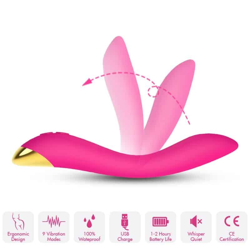 Armony - Flamingo Vibrador Multposição Fúcsia