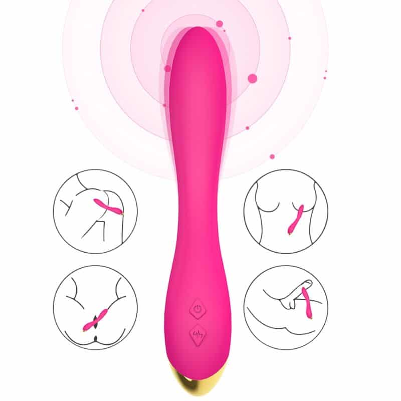 Armony - Flamingo Vibrador Multposição Fúcsia - Image 3