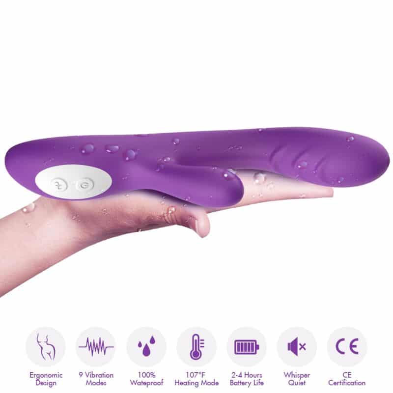Armony - Vibrador Spark Efeito Calor Roxo - Image 2