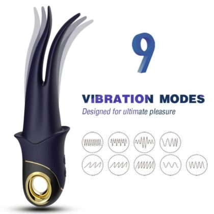 Armony - Shadow Vibrador Dupla Cabeça Provocando Azul