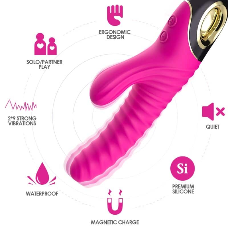 Armony - Vibrador Eternity Silicone Fúcsia - Image 3