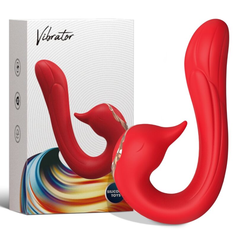 Armony - Vibrador Delfin Multiposição E Efeito De Calor Vermelho - Image 5