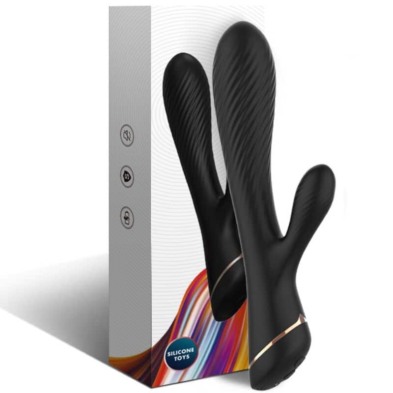 Armony - Vibrador Coelho Silicone Preto - Image 4