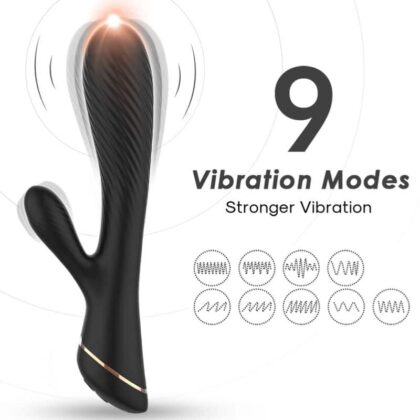 Armony - Vibrador Coelho Silicone Preto