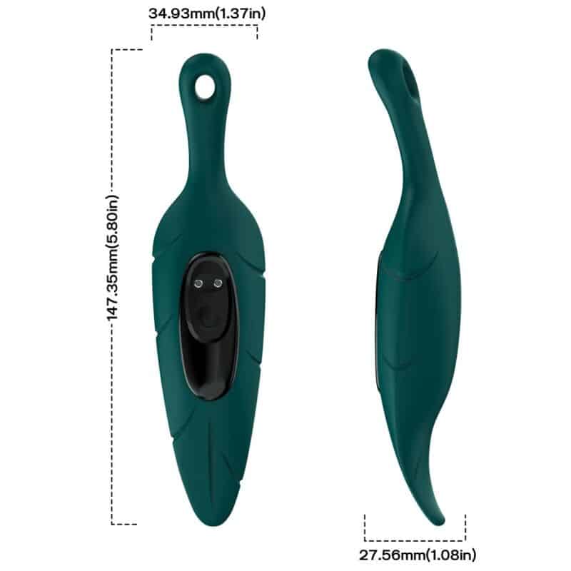 Armony - Estimulador E Vibrador Folha Verde - Image 4