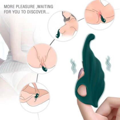 Armony - Estimulador De Dedo E Vibrador Verde