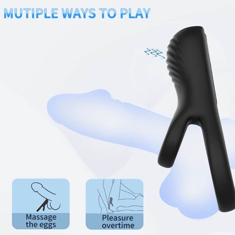 Armony - Vibrador De Anel Duplo Preto - Image 2