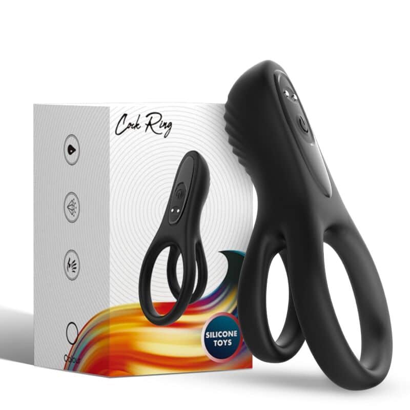 Armony - Vibrador De Anel Duplo Preto - Image 5