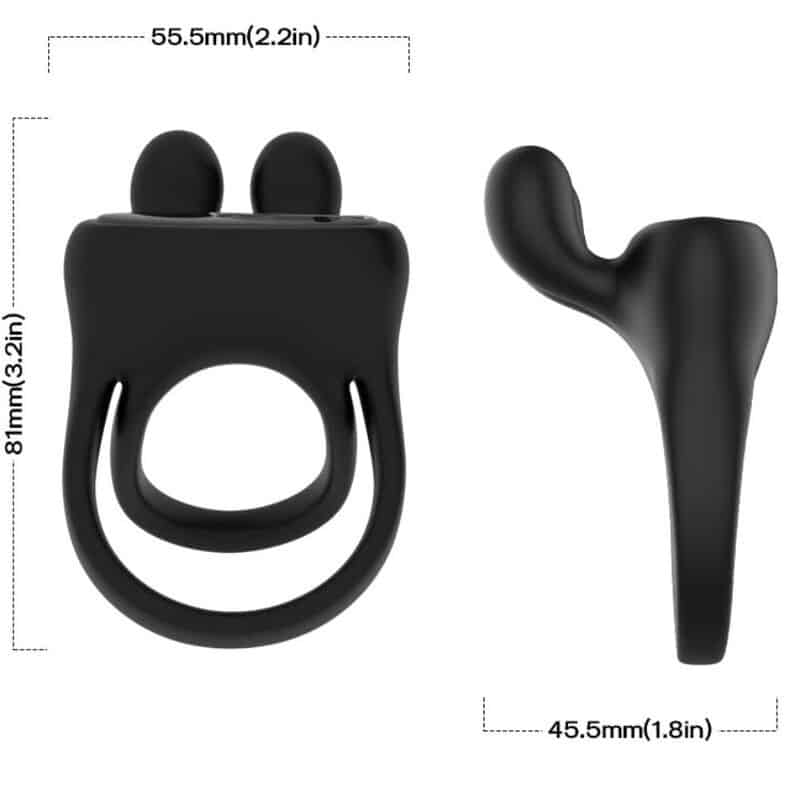 Armony - Anel Vibrador Coelho Preto - Image 4