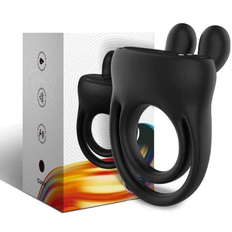 Armony - Anel Vibrador Coelho Preto - Image 5