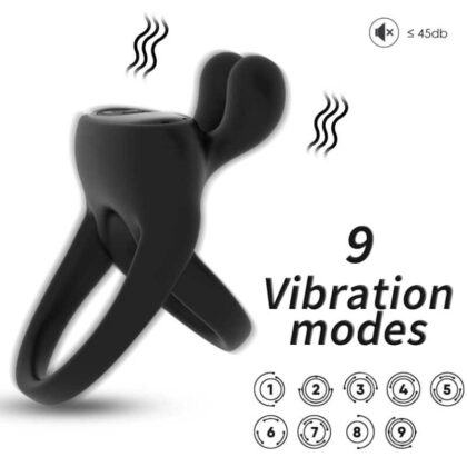 Armony - Anel Vibrador Coelho Preto
