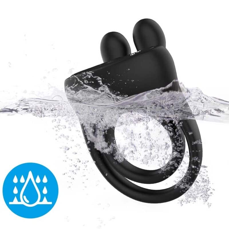 Armony - Anel Vibrador Coelho Preto - Image 3