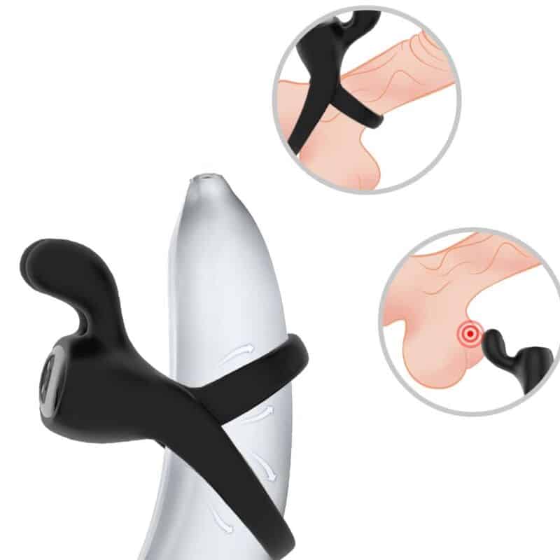Armony - Anel Vibrador Coelho Preto - Image 2