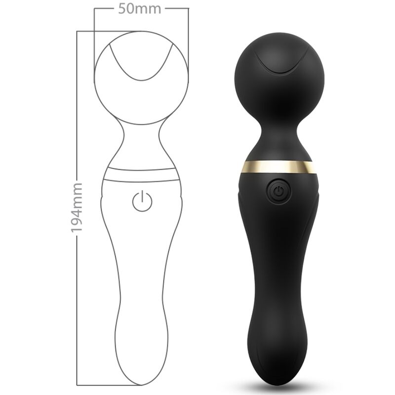 Armony - Massager E Vibrador Freeza Cabeça Super Flexível Preta - Image 2