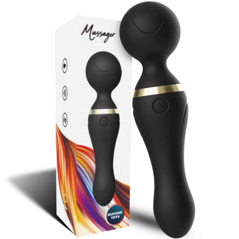 Armony - Massager E Vibrador Freeza Cabeça Super Flexível Preta - Image 4