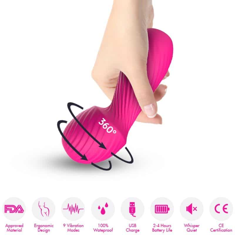 Armony - Dazzle Massager E Vibrador Pequeno Fúcsia - Image 2
