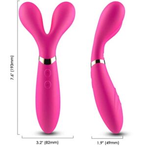 Armony - Massager Y-Wand E Vibrador Cabeça Dupla Fúcsia