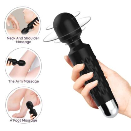 Armony - Massager E Vibrador Postman Cabeça Super Flexível Preta