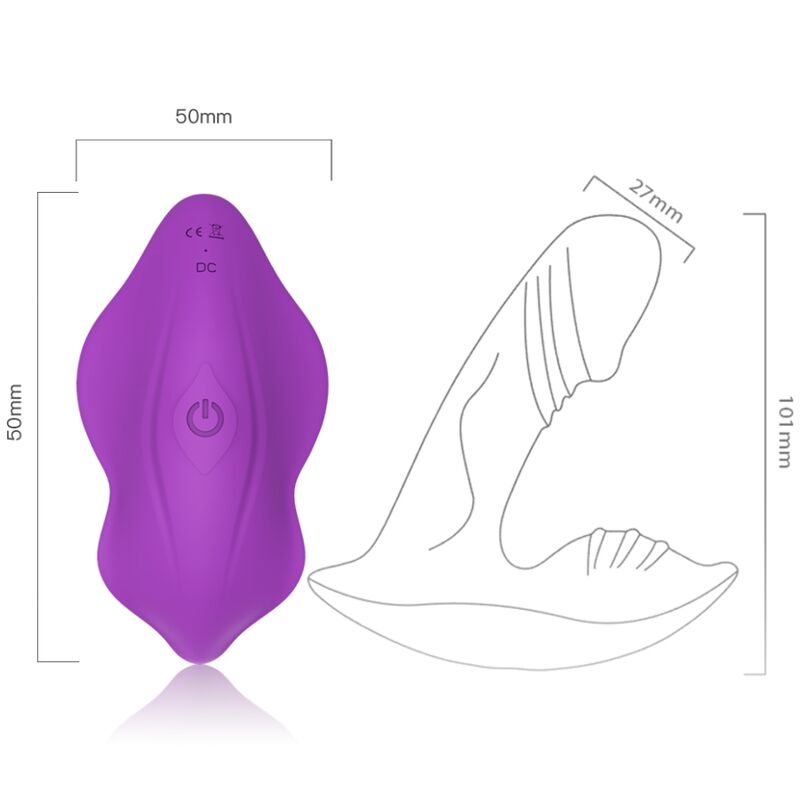 Armony - Vibrador De Apito Controle Remoto Introduzível Roxo - Image 2