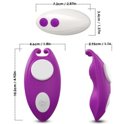 Armony - Honeybee Wearable Calças Vibrador G-Spot Controle Remoto Roxo