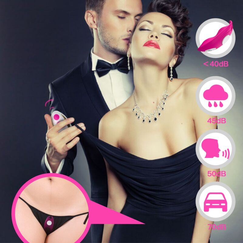 Armony - Honeybee Wearable Calças Vibrador G-Spot Fúcsia - Aplicativo Gratuito - Image 4