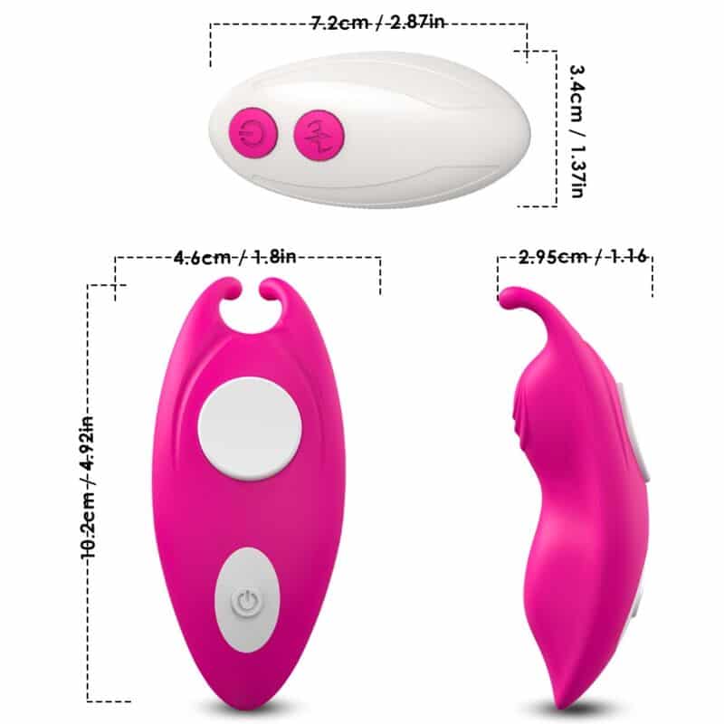 Armony - Honeybee Wearable Calças Vibrador G-Spot Fúcsia - Aplicativo Gratuito