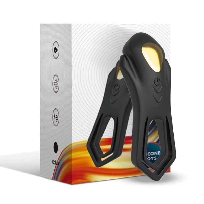 Armony - Vibrador Roadster Anel Duplo Controle Remoto Preto - Image 4