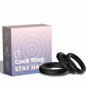 Armony - Anel Triplo De Silicone Preto