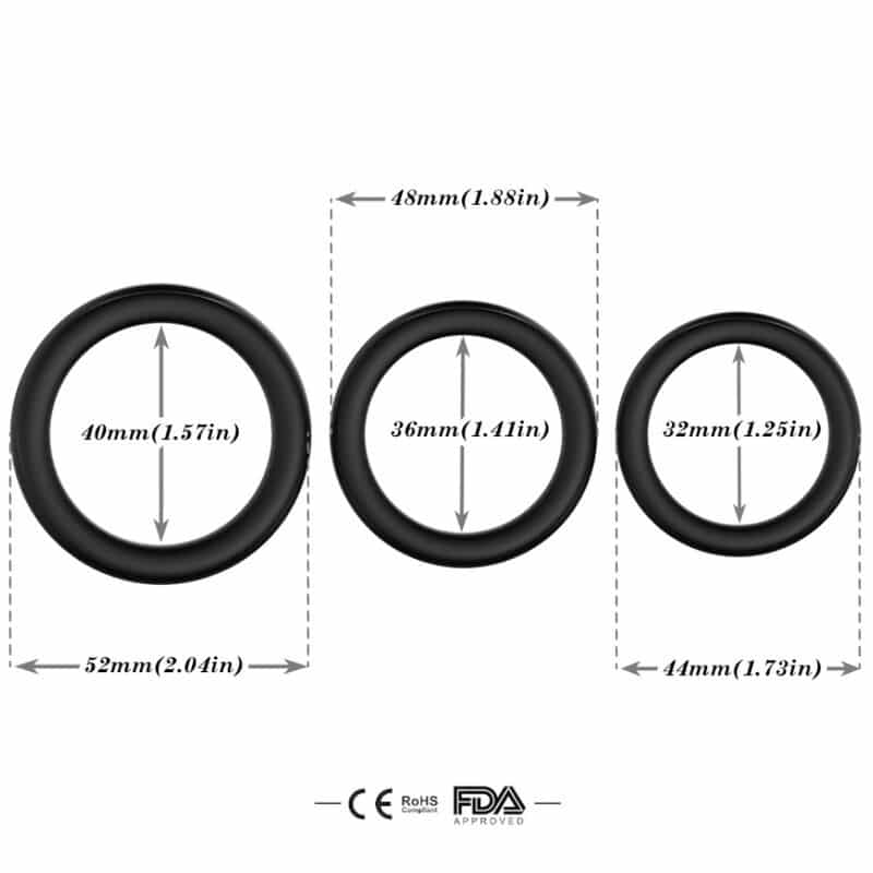 Armony - Anel Triplo De Silicone Luminoso - Image 4
