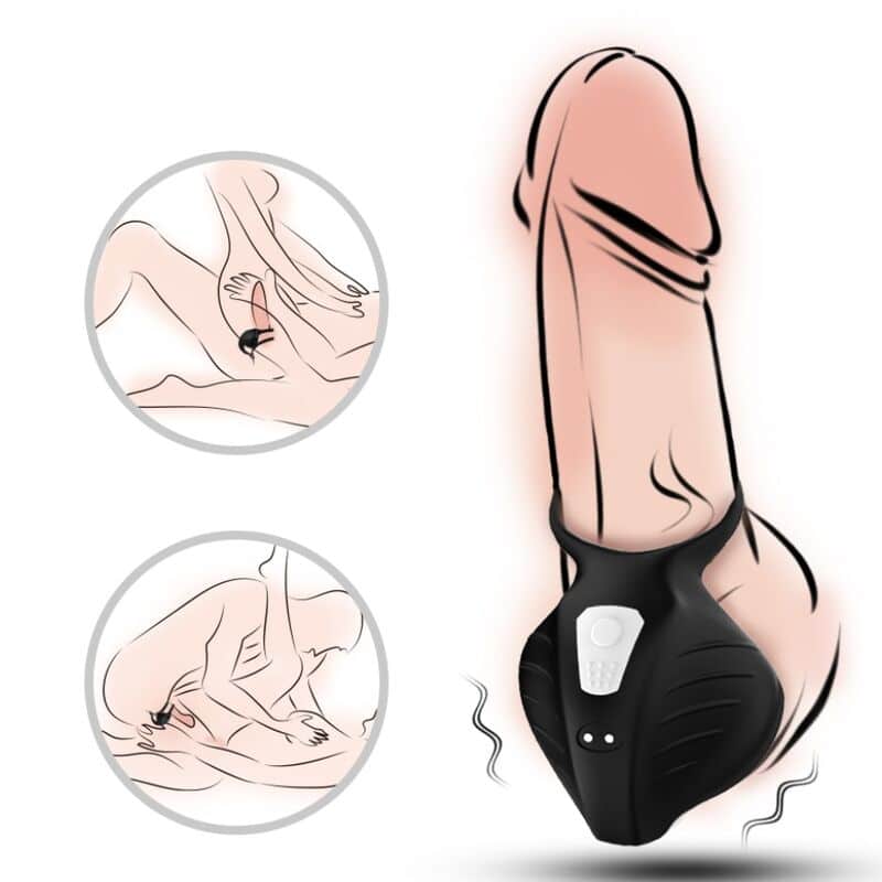 Armony - Anel Vibrador Manta Escroto Preto - Image 3
