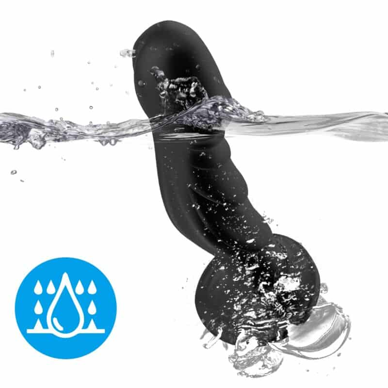 Armony - Vibrador Dildo E Plug Anal Controle Remoto Preto - Image 3