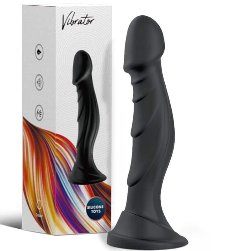 Armony - Vibrador Dildo E Plug Anal Controle Remoto Preto - Image 4